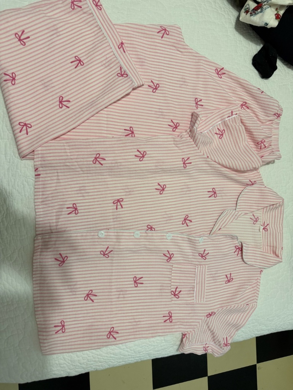 Pink PJ set, Large - Picture 3 of 3